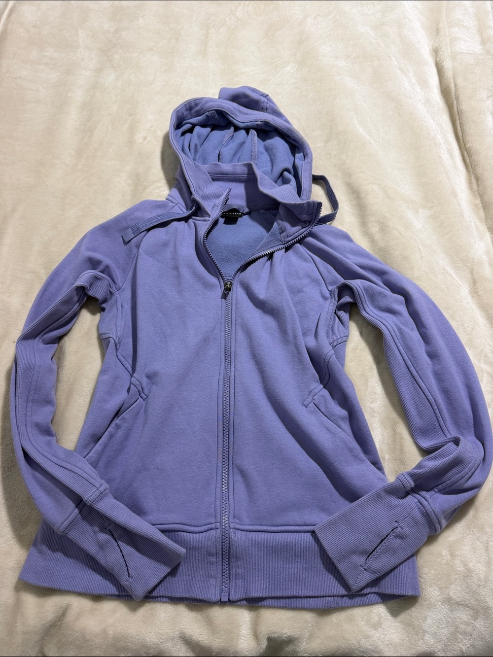 Athleta Light Purple Women's Hooded Zip Jacket